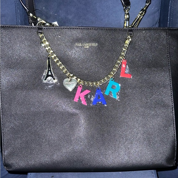 Karl Lagerfeld Handbags - Karl Lagerfeld Paris charm Large Tote